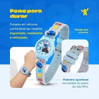 Relogio Infantil Digital Led Azul + Caixa + Oculos Sol Menina Pulseira Ajustavel Presente Crianca