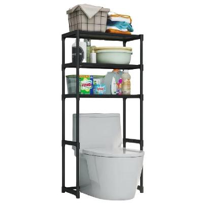 Estante Suporte Organizador Banheiro Porta Toalhas Produtos Limpeza 3 Prateleiras Multifuncional