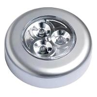 Luminaria Toque 3 Leds Abajur Sem Fio Bancada Closet Guarda Roupa Luz Leitura Quarto Bebe Touch - 1