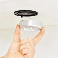 Luminaria Toque 3 Leds Abajur Sem Fio Bancada Closet Guarda Roupa Luz Leitura Quarto Bebe Touch