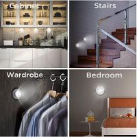 Luminaria Toque 3 Leds Abajur Sem Fio Bancada Closet Guarda Roupa Luz Leitura Quarto Bebe Touch - 5