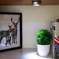 Luminaria Toque 3 Leds Abajur Sem Fio Bancada Closet Guarda Roupa Luz Leitura Quarto Bebe Touch - 10