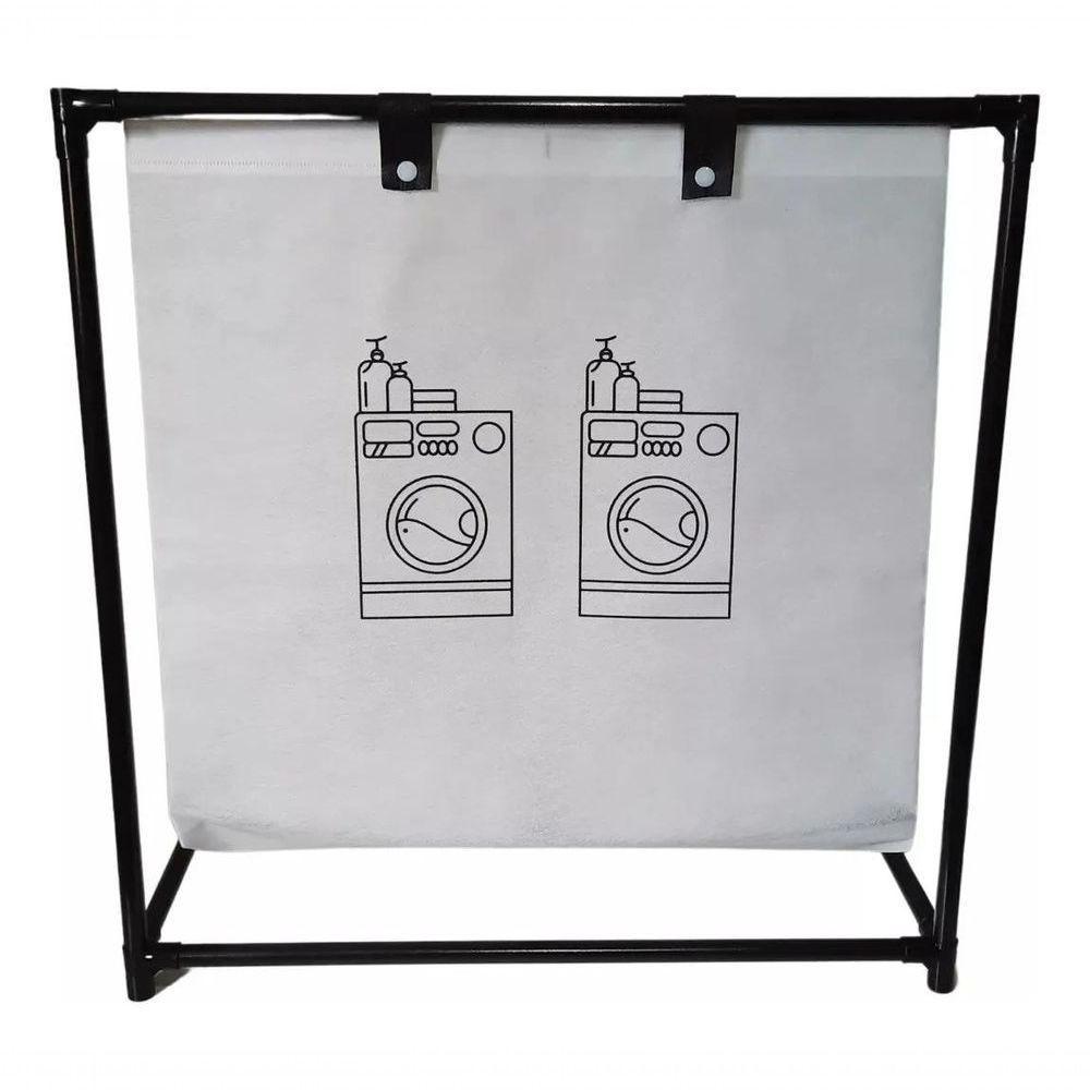 Cesto Roupa Suja Lavanderia Organizador Forro Removivel Dobravel Brinquedos Multiuso Desmontavel - 6
