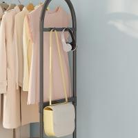 Arara Guarda Roupas Estante 2 Prateleiras Carrinho Organizador Cabideiro Quarto Vestiario Sapateira - 3