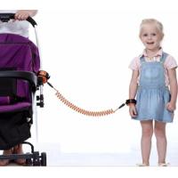 Pulseira Guia Ajustável Infantil Trava Segurança Controle Criança Passeios Lojas Parques Rosa - 6