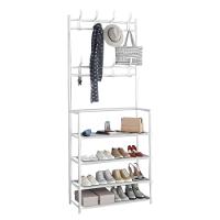 Sapateira Cabideiro Arara Multifuncional Branca Roupas Sapato Bolsa Rack Organizador Porta Sapatos - 1