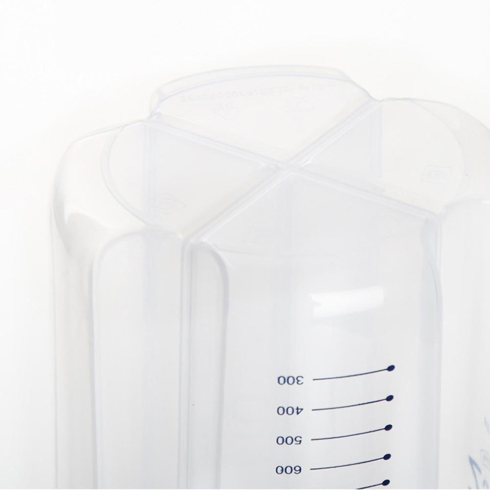 Porta Mantimentos Triplo Pote Alimentos 3 Em 1 Divisorias Dispenser Lavanderia Sabao Em Pó Medidor - 9