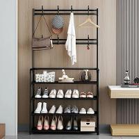 Sapateira Cabideiro Arara Multifuncional Preta Roupas Sapato Bolsa Rack Organizador Porta Sapatos 12 - 3