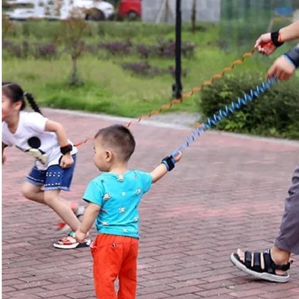Pulseira Guia Infantil Anti Perda Criança Controle Segurança Cordão Passeio Mercado Shopping Menino - 3