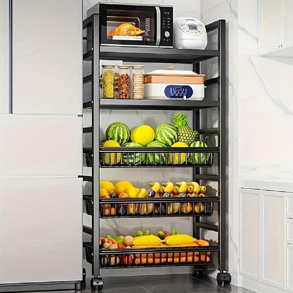 Suporte Microondas Bebedoouro Estante 5 Prateleiras Carrinho Organizador Rack Portatil 5 Andares - 7