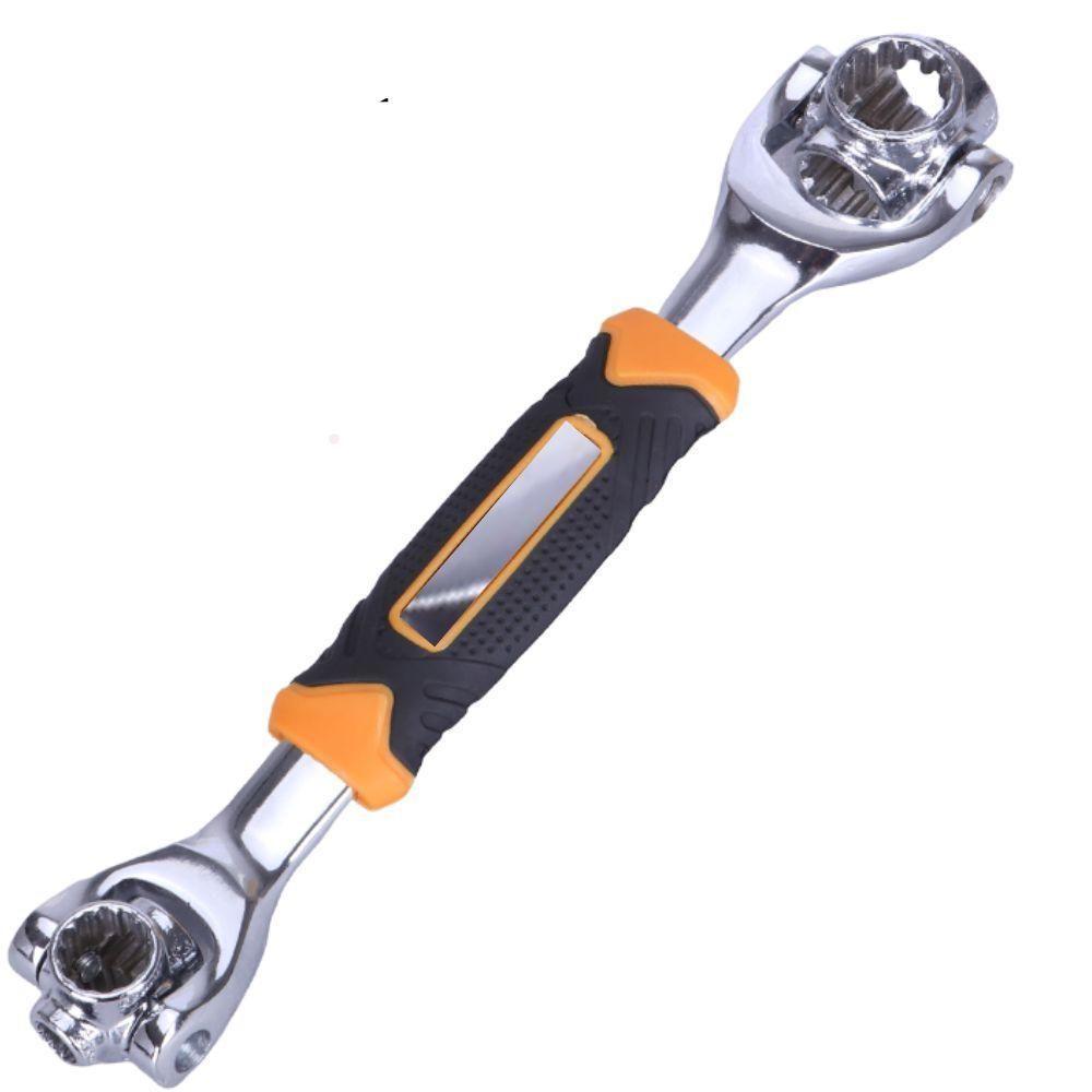 Chave Catraca Multifuncional 48 Em 1 Cabeca Giratoria 360 Graus Soquete Estrela Articulado Ajustavel - 1