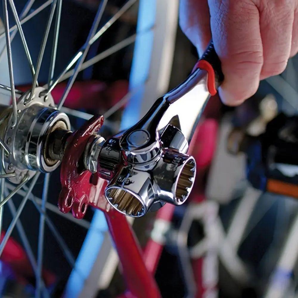 Chave Catraca Multifuncional 48 Em 1 Cabeca Giratoria 360 Graus Soquete Estrela Articulado Ajustavel - 6