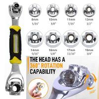 Chave Catraca Multifuncional 48 Em 1 Cabeca Giratoria 360 Graus Soquete Estrela Articulado Ajustavel - 3