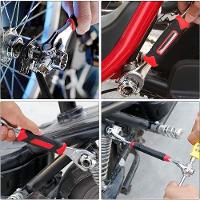 Chave Catraca Multifuncional 48 Em 1 Cabeca Giratoria 360 Graus Soquete Estrela Articulado Ajustavel - 5