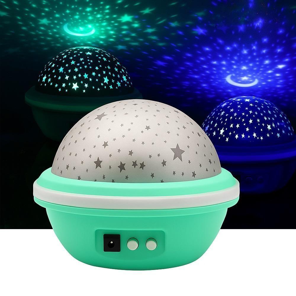 Luminaria Luz Noturna Decorativa Globo Projetor 360 Led Quarto Infantil Ambiente Divertido Adulto - 3