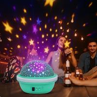 Luminaria Luz Noturna Decorativa Globo Projetor 360 Led Quarto Infantil Ambiente Divertido Adulto - 2