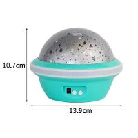 Luminaria Luz Noturna Decorativa Globo Projetor 360 Led Quarto Infantil Ambiente Divertido Adulto - 7