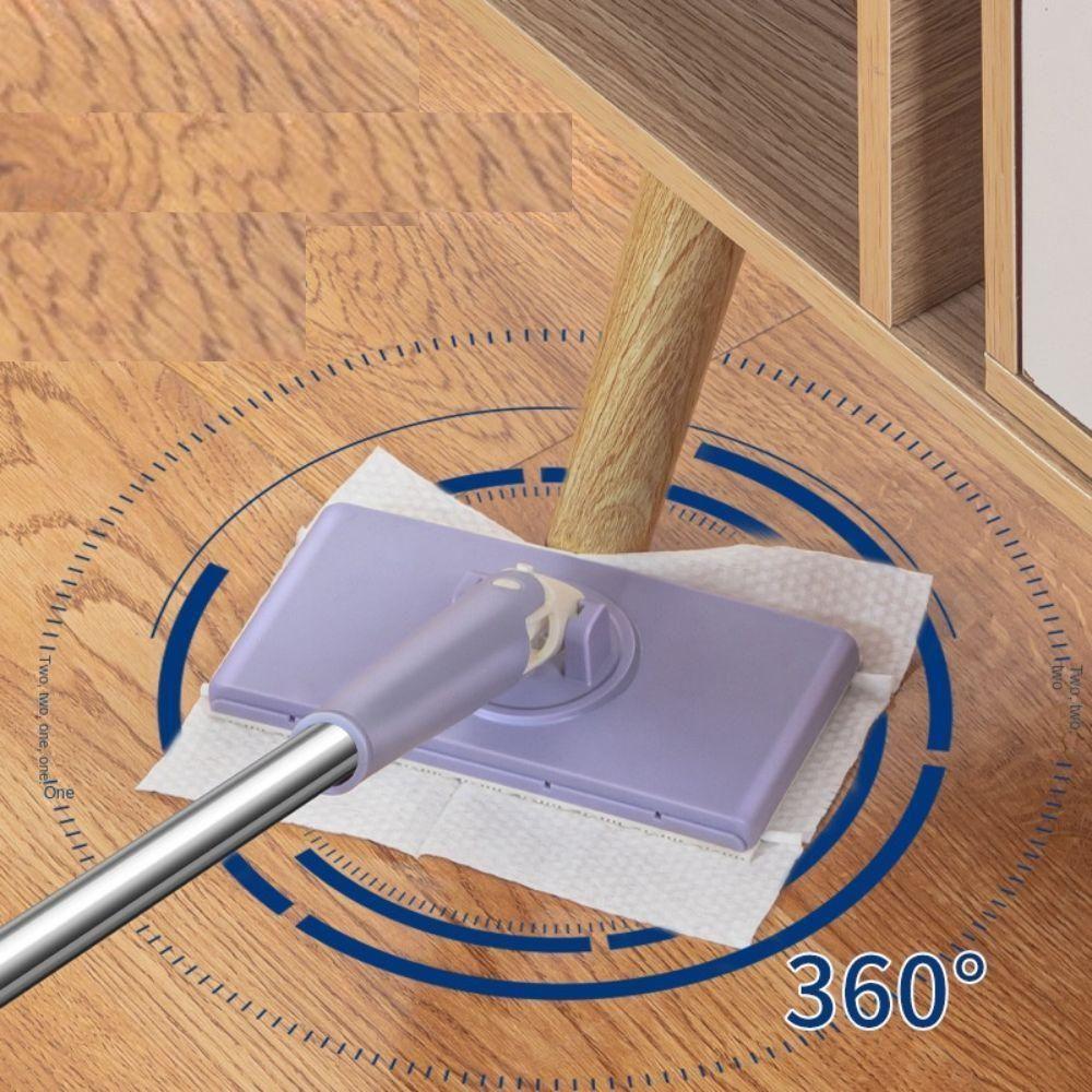 Rodo Mop Articulado Mini Ajustavel Inox Multifuncional Limpa Vidros Varredor Piso Porcelanato - 4