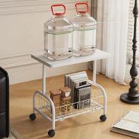 Mesa Lateral Multiuso Carrinho Auxiliar Apoio Organizador Sala Quarto Escritorio Rodinhas Notebook