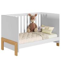 Berço Americano Mini Cama Fantasia 4300 Branco Acetinado Com Colchão Ortobom – Qmovi