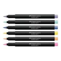 Caneta Hidrográfica Supersoft Brush 150706tpsoft 6 Cores Pastel - Faber Castell - 2