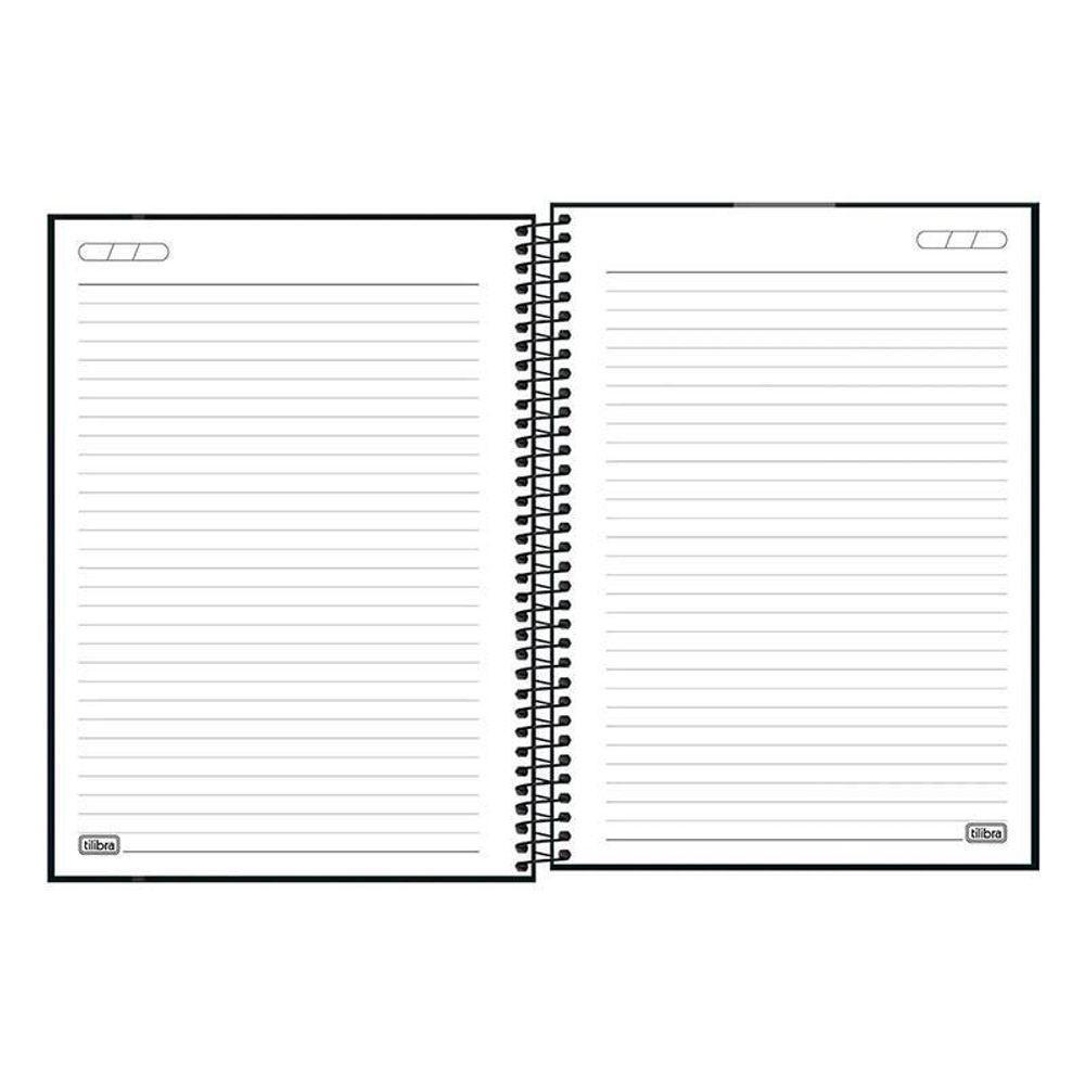 Caderno Espiral Universitário Neon 10 Matérias Preto - Tilibra - 2