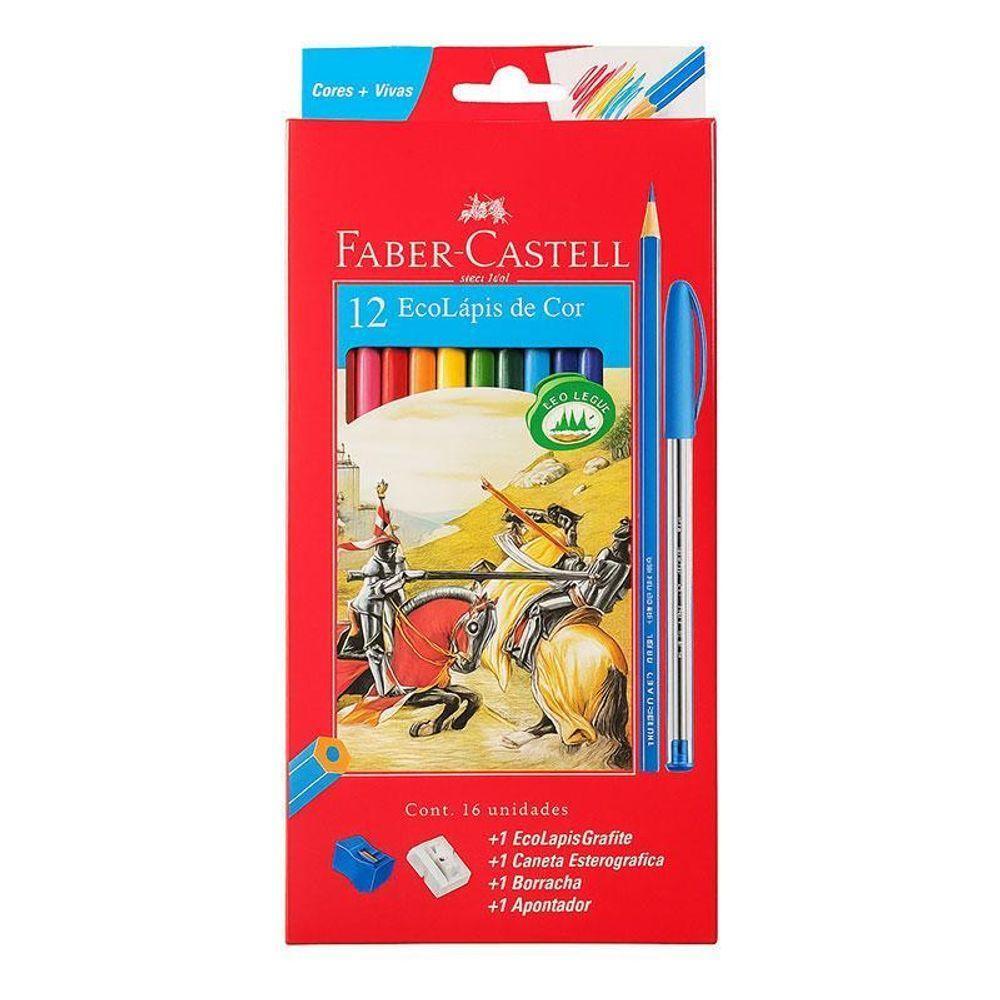 Lápis De Cor Ecolápis 120112+2ar 12 Cores - Faber Castell - 1