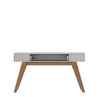 Mesa De Centro Jeri Off White Freijó Com Aparador Para Sala Riviera Off White – Colibri - 9