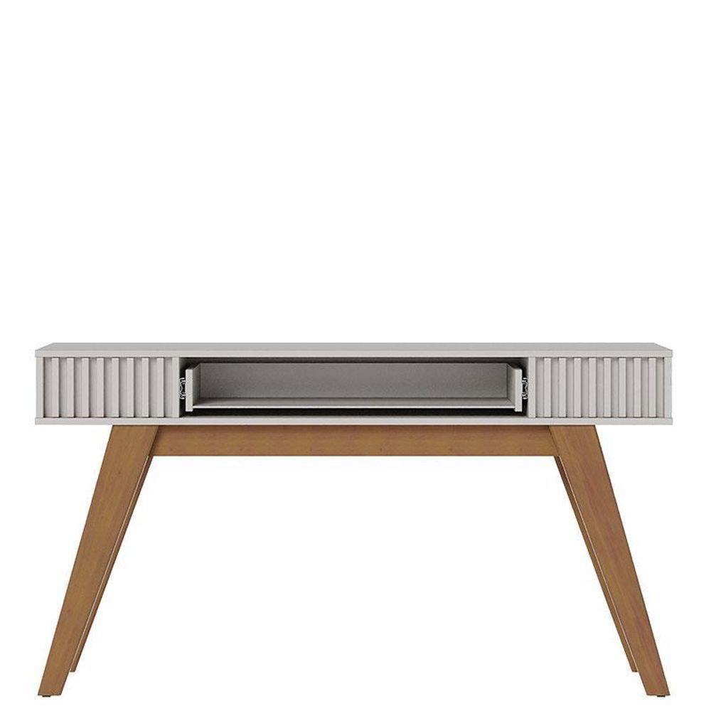 Mesa De Centro Jeri Freijó Off White Com Aparador Para Sala Riviera Off White – Colibri - 6