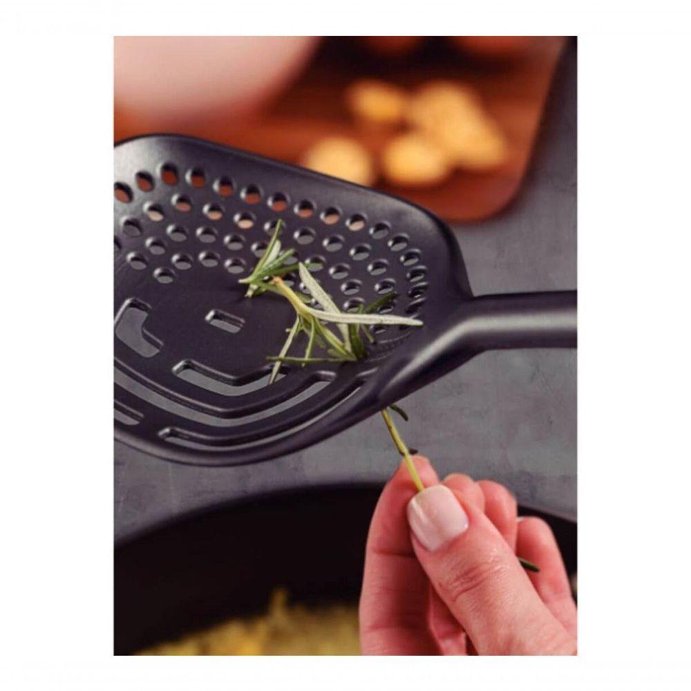 Espumadeira Com Furos Tramontina Verano 34,9cm Cinza - 2