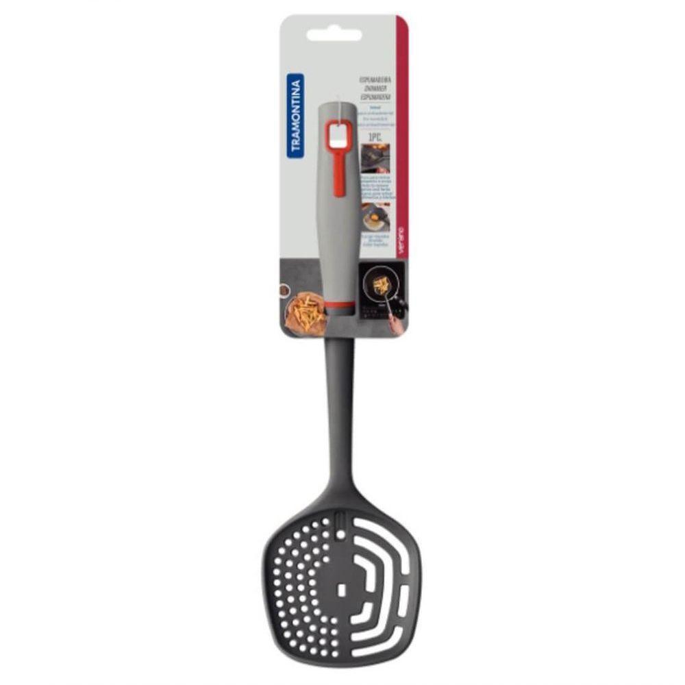 Espumadeira Com Furos Tramontina Verano 34,9cm Cinza - 3
