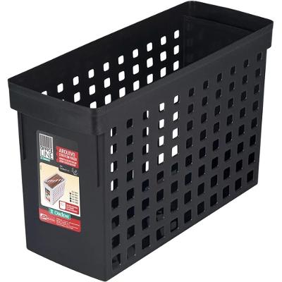 Arquivo Organizador Estreito Com Furação 16,4x43x27,1cm Preto - 70022 - Ordene