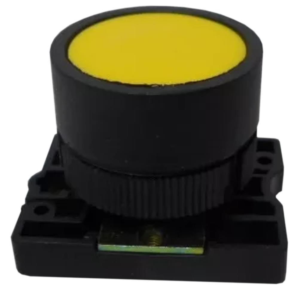 Botão à Impulsão Normal Amarelo - Slprn3 - Steck Bot.impul Normal Am S-prn3-slprn3 Steck - 1