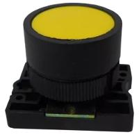 Botão à Impulsão Normal Amarelo - Slprn3 - Steck Bot.impul Normal Am S-prn3-slprn3 Steck - 1