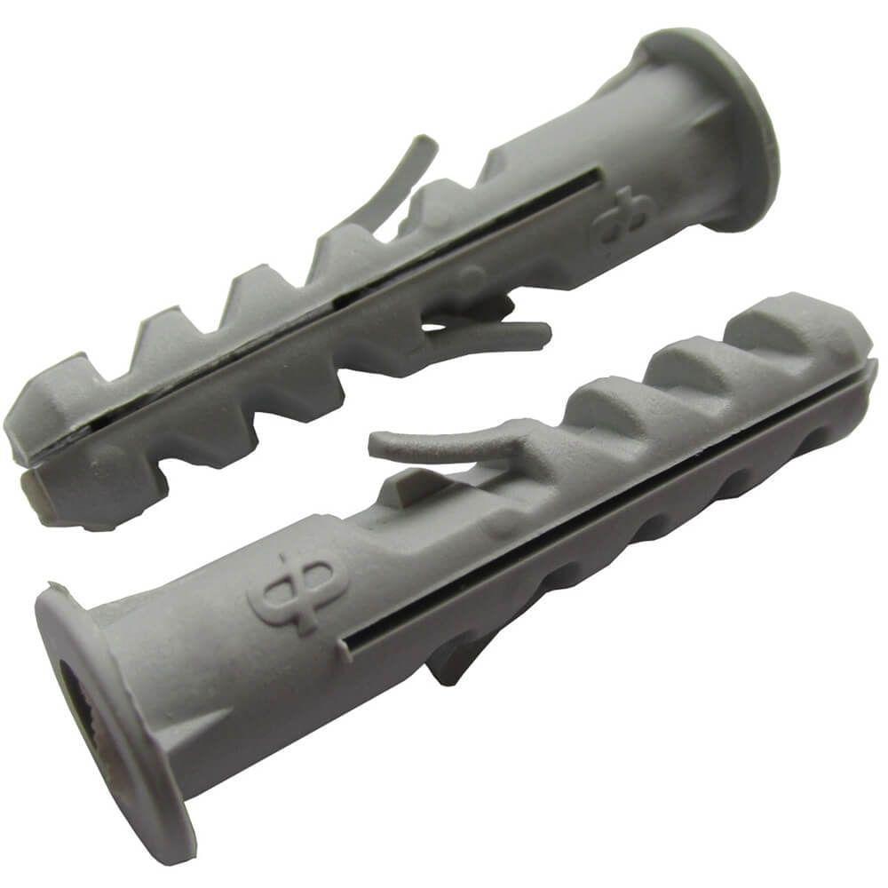 Bucha De Fixação 8 Mm De Nylon Com Anel 10 Peças - Buc404 - Foxmix Bucha Fixacao 8mm C-anel Nylon C-10pcs Buc404 - 1