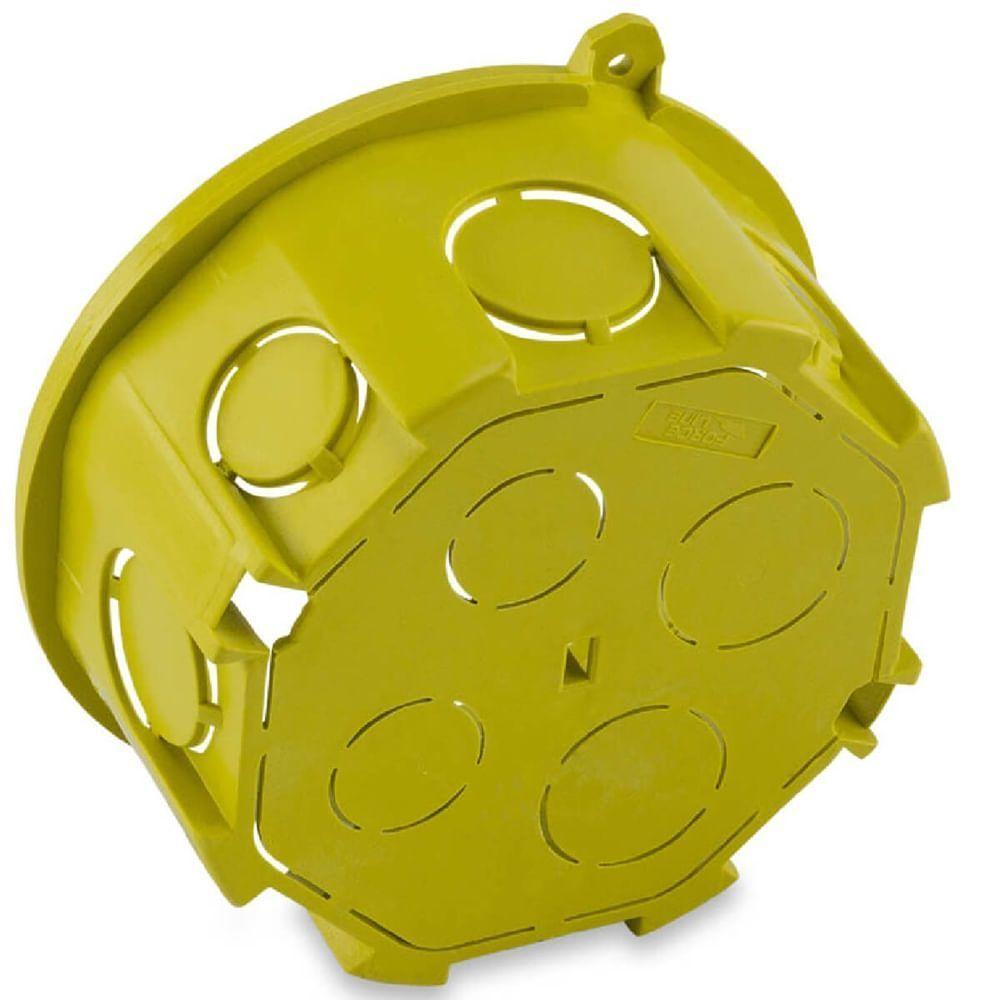 Caixa De Luz Redonda 4x4 Amarela - 600300003 - Forceline - 2