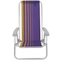 Cadeira De Praia Bali Roxo E Amarelo - 92900103 - Tramontina - 2