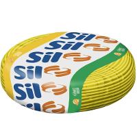 Cabo Flexsil De Cobre 4mm 750 Volts Amarelo Com 100 Metros - 3.019 Am - Sil Cabo Flexivel Amarelo 750v 4,00mm 100m Sil - 1