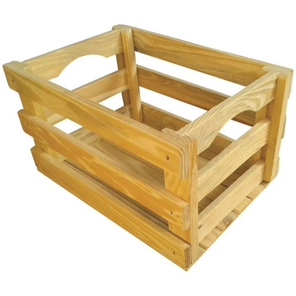 Caixote De Madeira Pequeno - 514 - Escada Segurança Caixote De Madeira Pequeno - 514 - Escadas Segurança - 1