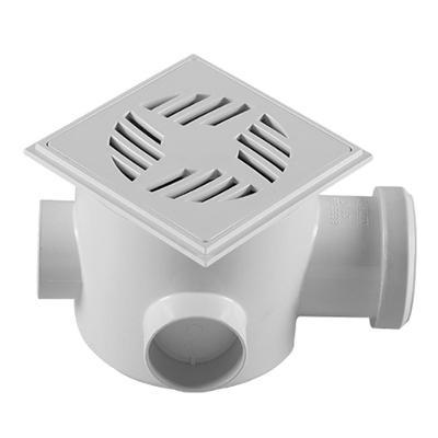 Caixa Sifonada Quadrada 3 Entradas Branca 10cmx9cm - Cs131-v - Astra Caixa Sif.3 Ent.quadrada Br 10x9 Astra Cs131-v