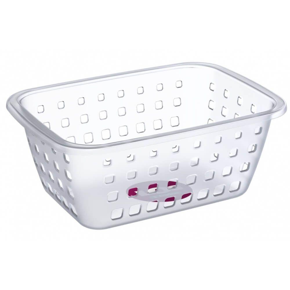 Cesto Plástico 3 Litros Cristal - Or52250 - Ordene Cesto Plástico Cristal - Or52250 - Ordene - 1