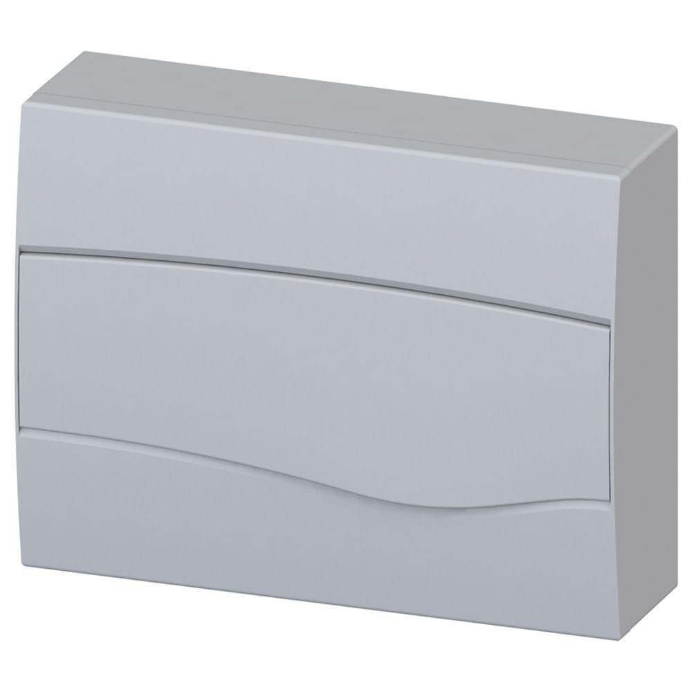 Centro De Distribuição De Sobrepor Para 12 Disjuntores Com Porta Opaca Din Ip40 - 096.200.042 - Brum - 1