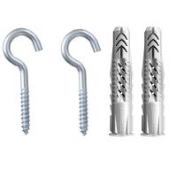 Cartela Com Buchas Ux8 Com Aba E Ganchos Com 2 Peças - 602568 - Fischer - 1