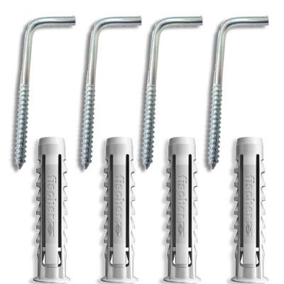 Cartela Com Buchas De Nylon Sx 6x30mm E Escápula Com 4 Peças - 600218 - Fischer