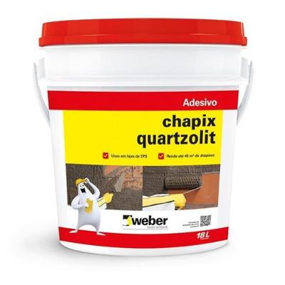 Chapisco Chapix 18lts - 31316.02.33.042 - Quartzolit Chapix 18lts Quartzolit 31316.02.33.042