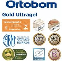 Colchão De Espuma Queen Size Gold Ultra Gel 158x198x32cm - 1041691567 - Ortobom Colchao Gold Ultra Gel Queen 158x198x32 - 6