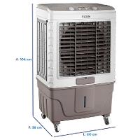 Climatizador De Ar Industrial Big Air 65 Litros 3 Velocidades Timer 110 Volts - 45fbfn65m1na - Elgin