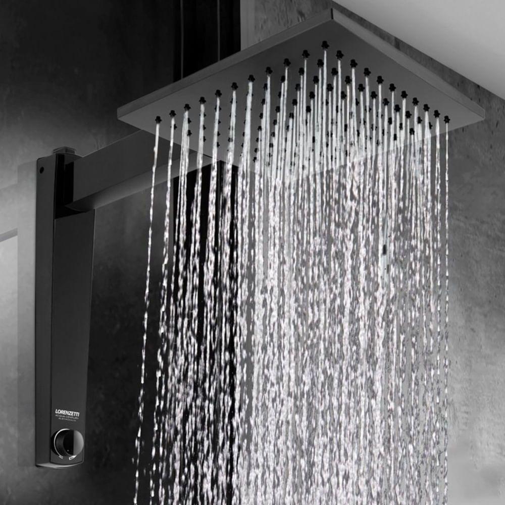 Chuveiro Acqua Century Eletrônico Preto 6800 Watts 220 Volts - 7510601 - Lorenzetti - 2