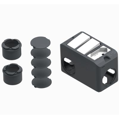 Combo Poliwetzel Em Pvc Com 1 Tomada 10a 2 Interruptores 2 Conectores 5 Tampões - E017202025 - Wetzel