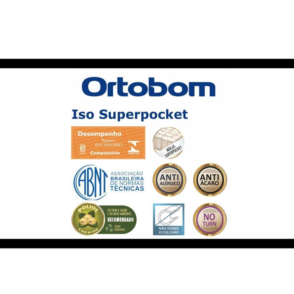 Colchão Misto Iso Superpocket 88x188x25cm - 1040406535 - Ortobom Colchao Misto Iso Superpocket 88x188x25 - 6